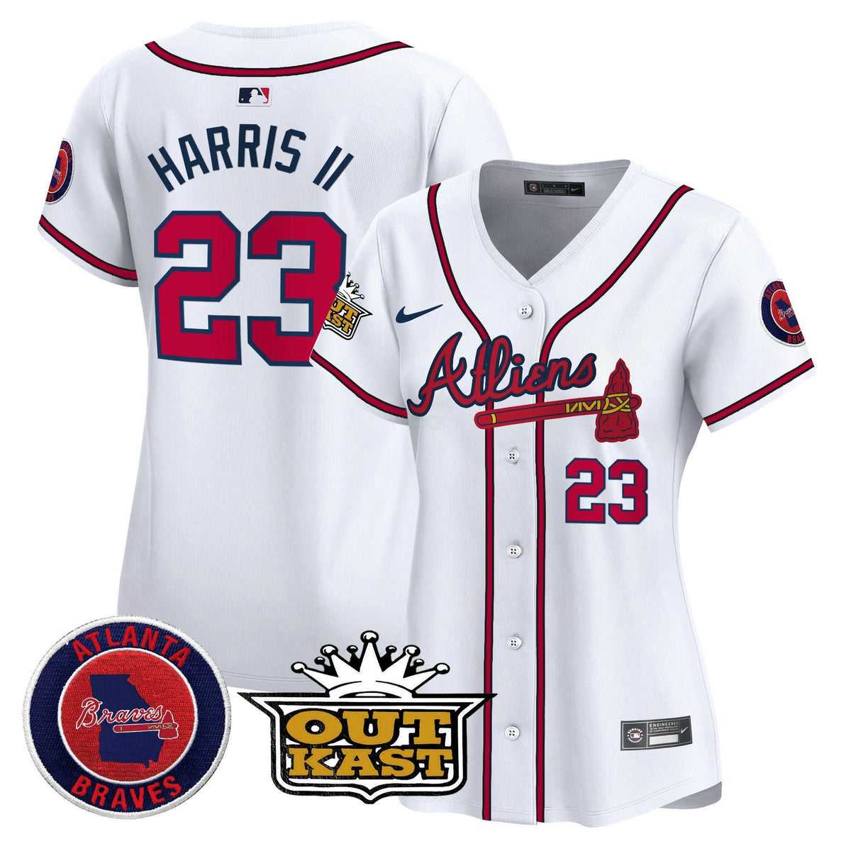 MLB Women’s Atlanta Atliens Vapor Premier Limited Jersey