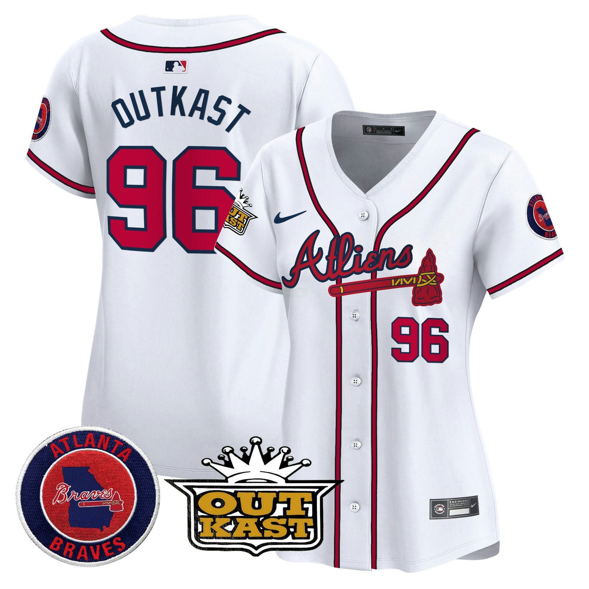 MLB Women’s Atlanta Atliens Vapor Premier Limited Jersey