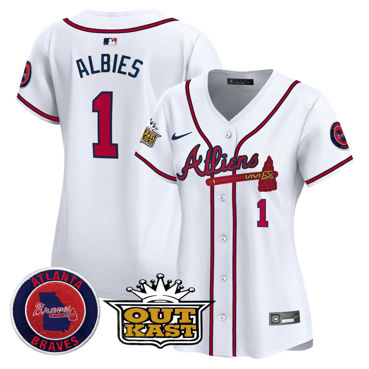 MLB Women’s Atlanta Atliens Vapor Premier Limited Jersey