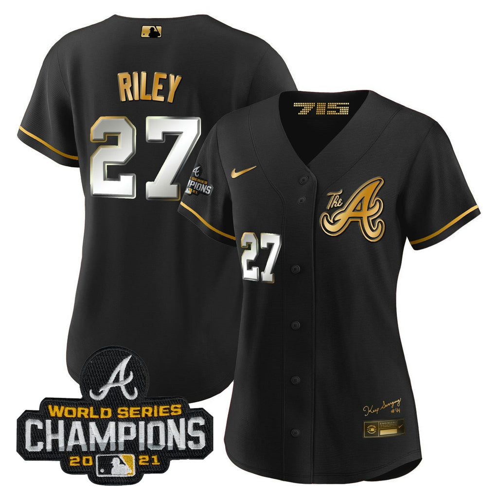 MLB Women’s Atlanta Champions City Connect Gold Jersey