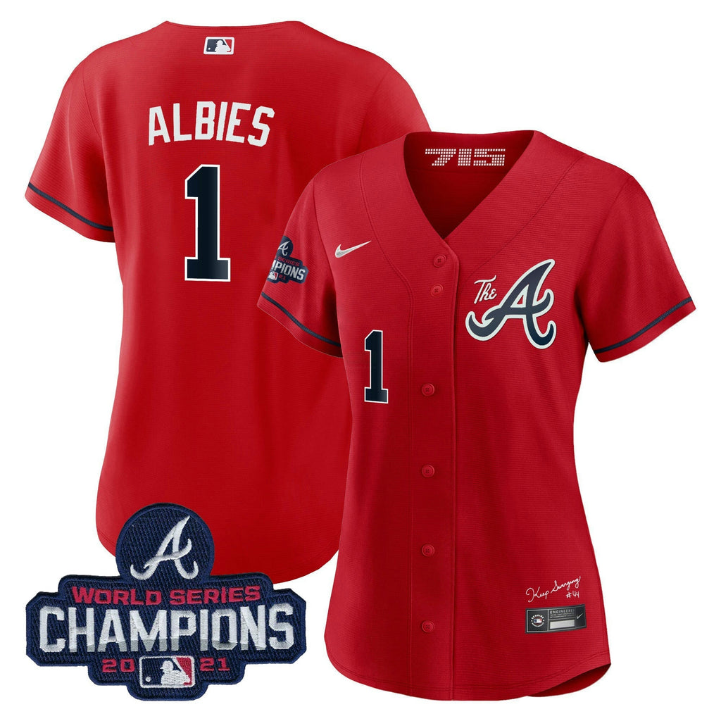 MLB Women’s Atlanta Champions City Connect Gold Jersey
