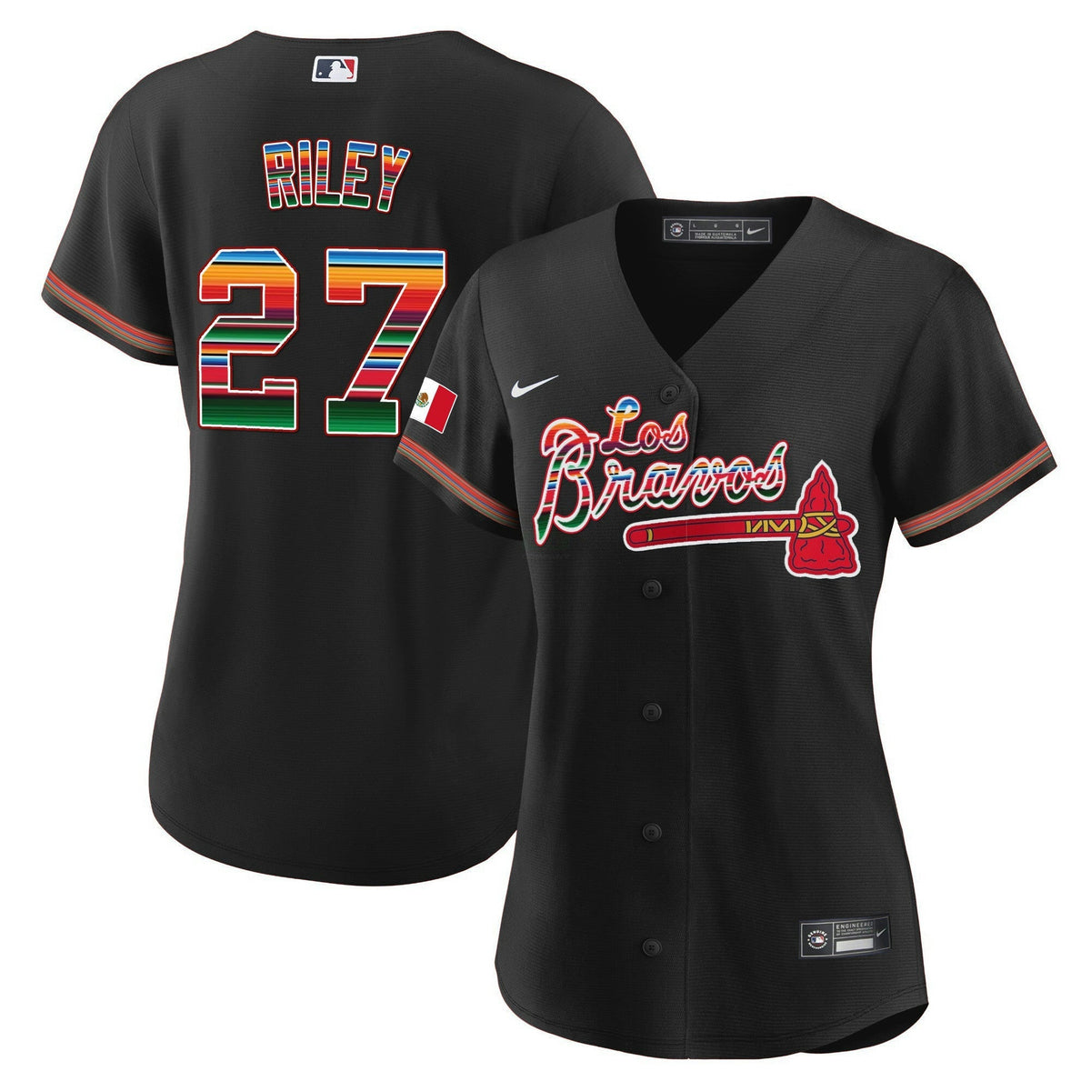 MLB Women’s Atlanta Los Bravos Mexico Jersey