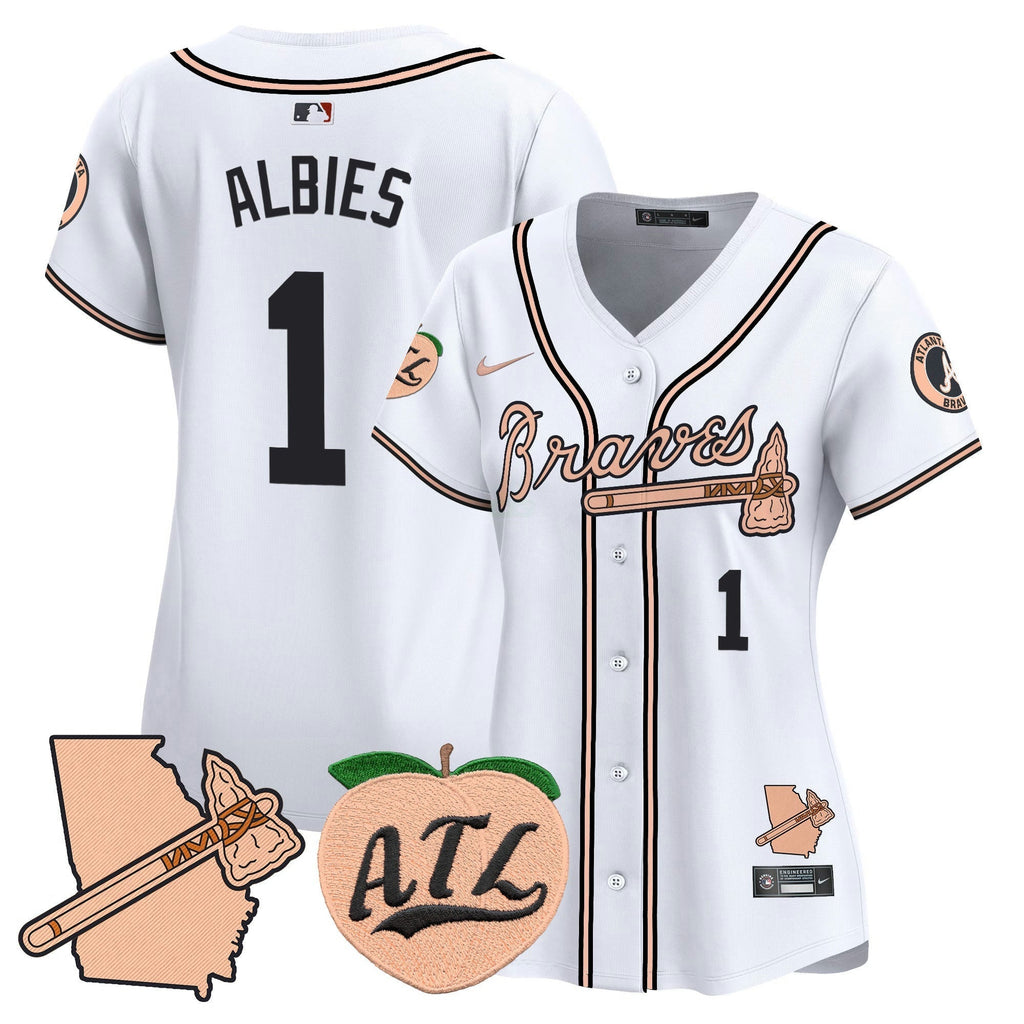 MLB Women’s Atlanta Peach Vapor Premier Limited Jersey