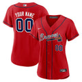 MLB Women’s Atlanta Red Jersey