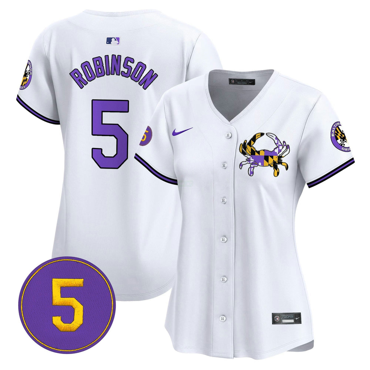 MLB Women’s Baltimore Purple Vapor Premier Limited Jersey