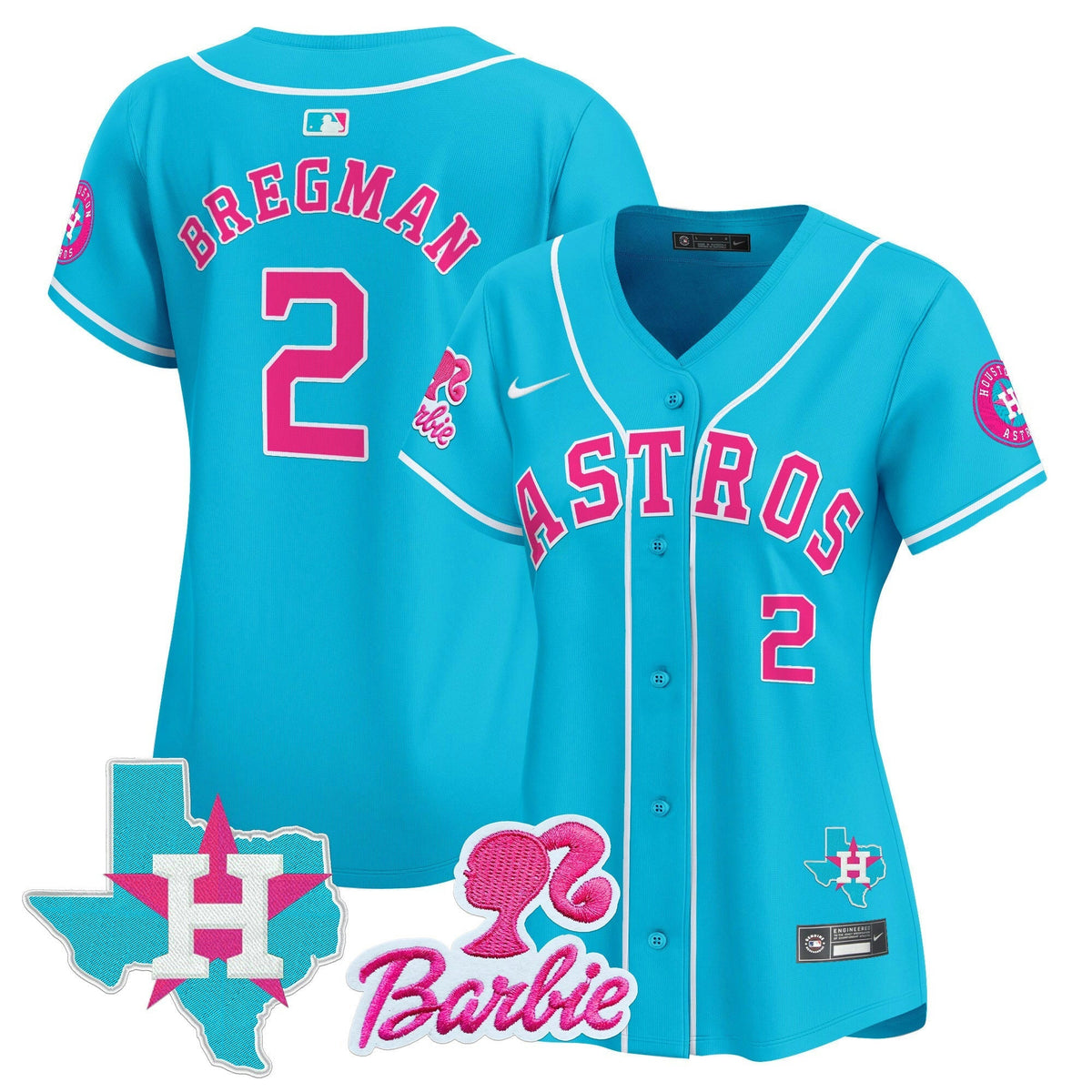 MLB Women’s Barbie Patch Vapor Premier Limited Jersey