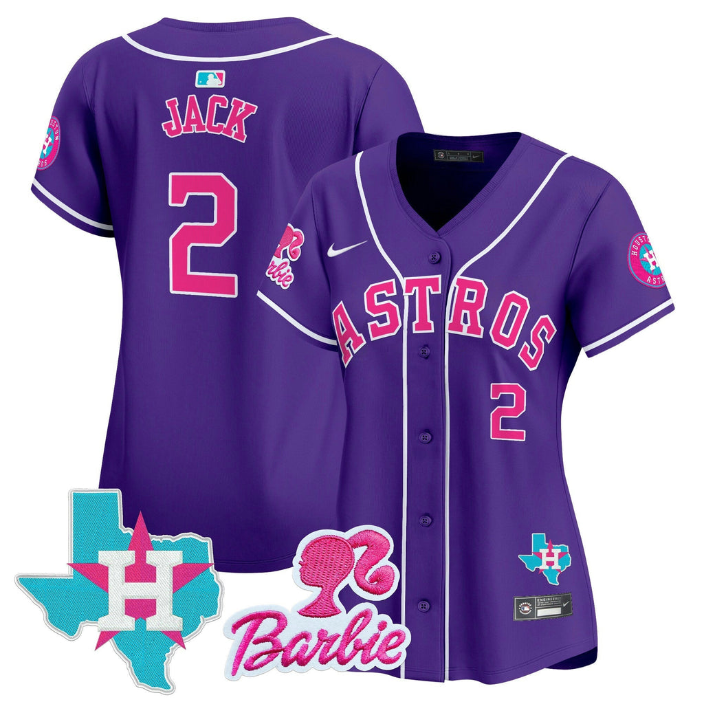 MLB Women’s Barbie Patch Vapor Premier Limited Jersey