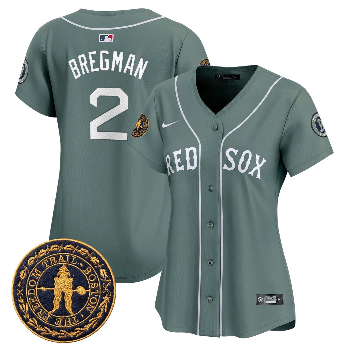 MLB Women’s Boston Freedom Trail Patch Vapor Premier Limited Jersey
