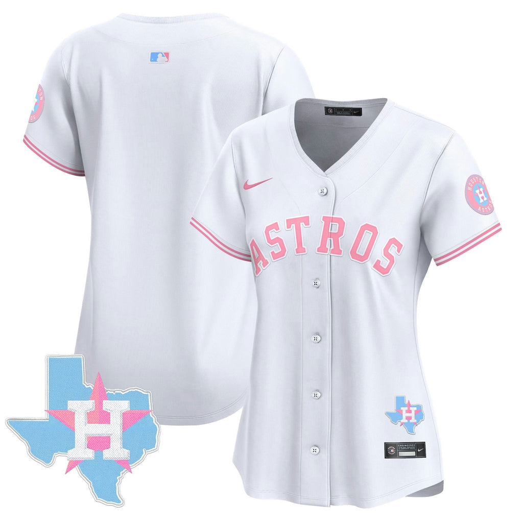 MLB Houston Astros Women’s Bubblegum Pink Vapor Premier Limited Jersey