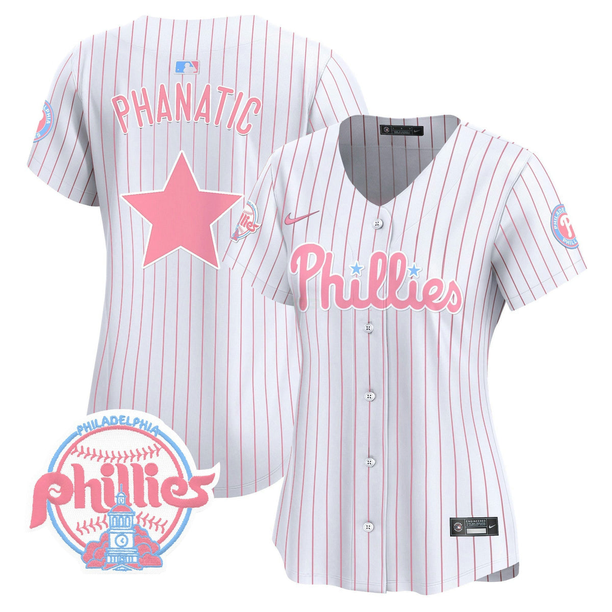 MLB Women’s Bubblegum Pink Vapor Premier Limited Jersey V2