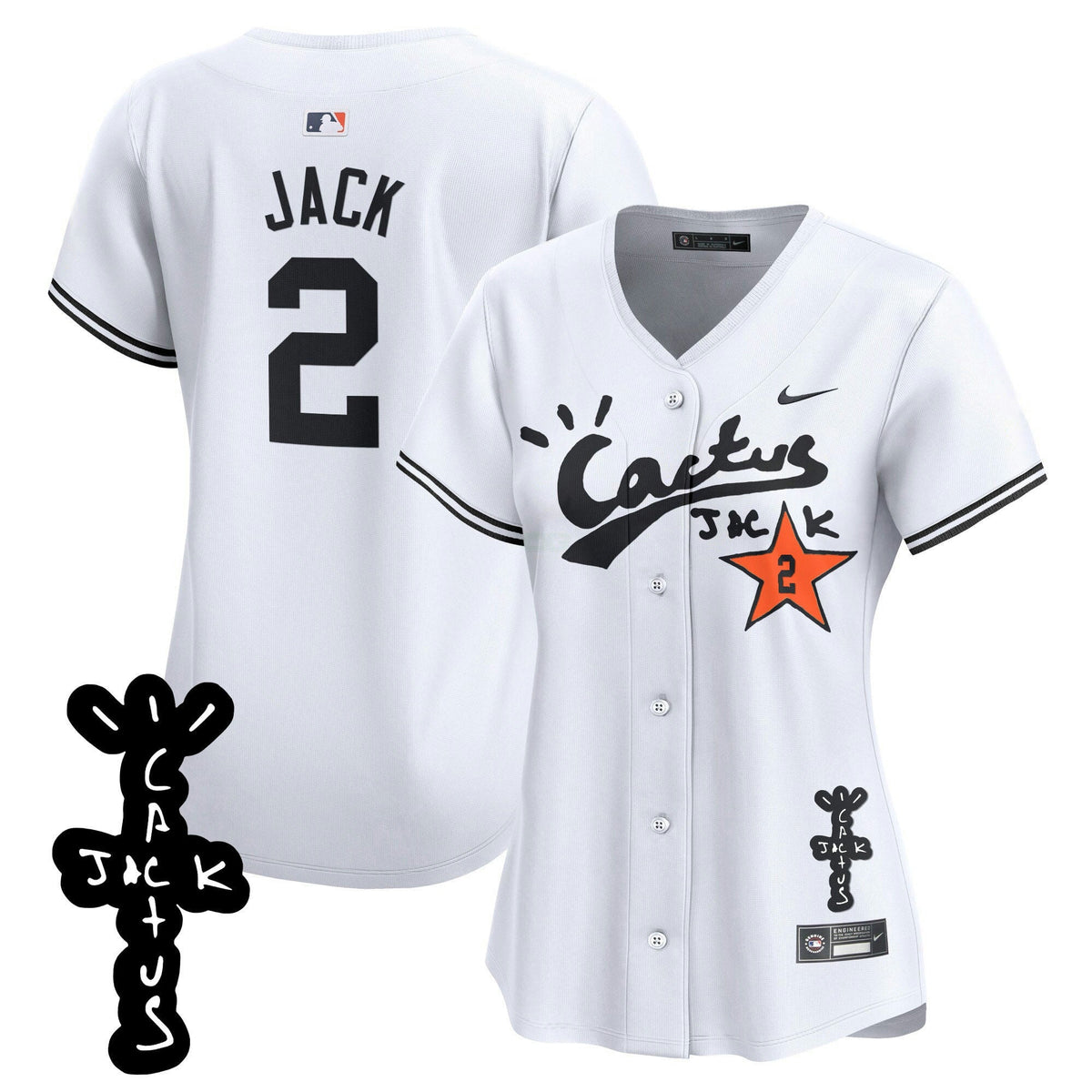 MLB Women’s Cactus Jack Patch Vapor Premier Limited Jersey V2
