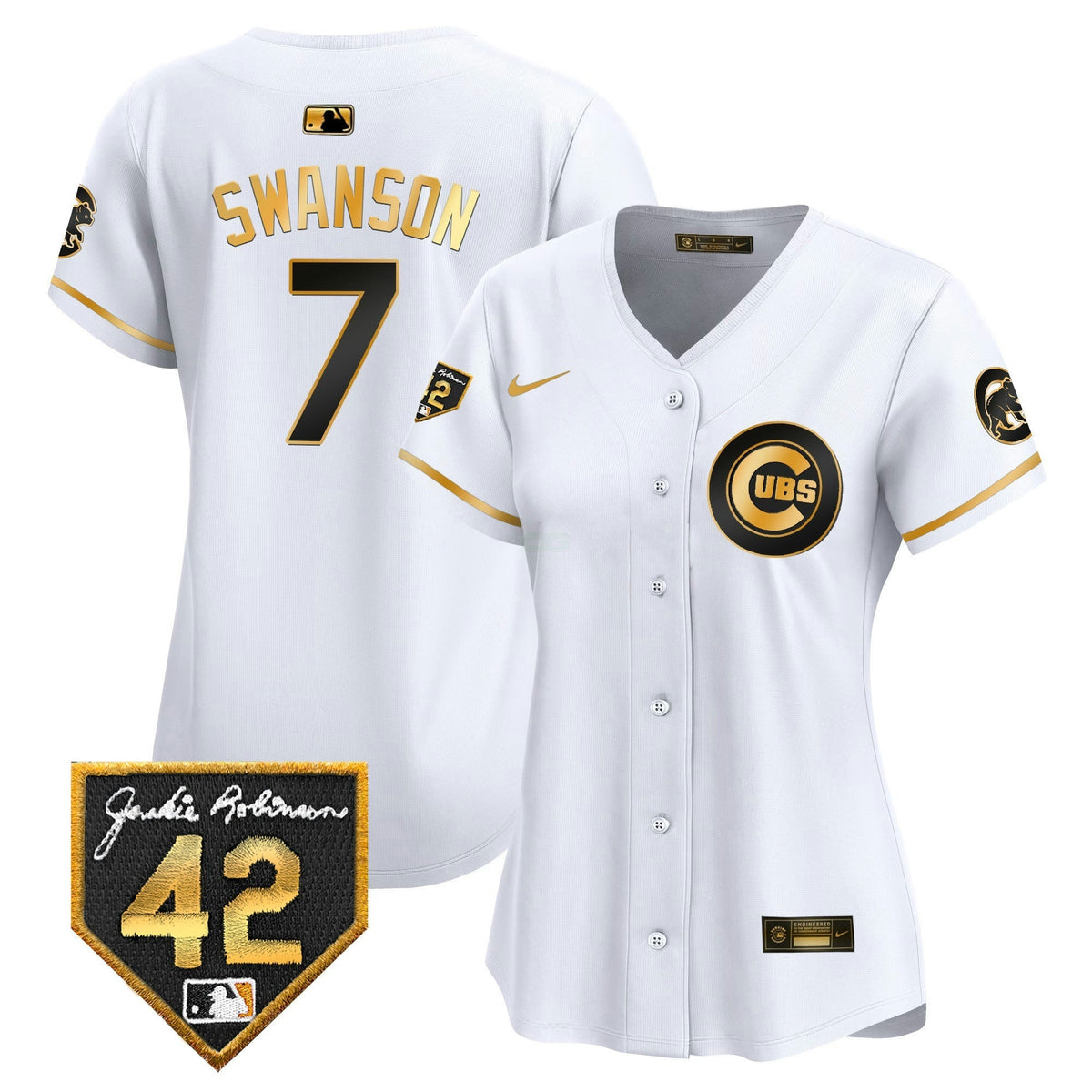 MLB Women’s Chicago Jackie Robinson Patch Vapor Premier Limited Jersey V2