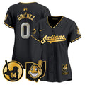 MLB Women’s Cleveland Indians Larry Doby Patch Vapor Premier Limited Jersey