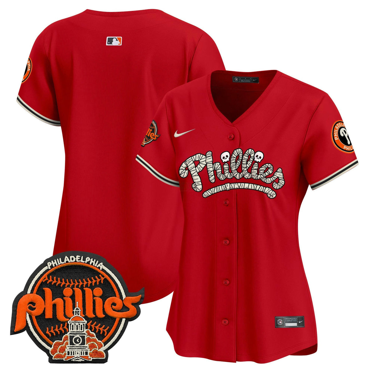 MLB Philadelphia Phillies Women’s Halloween Vapor Premier Limited Jersey