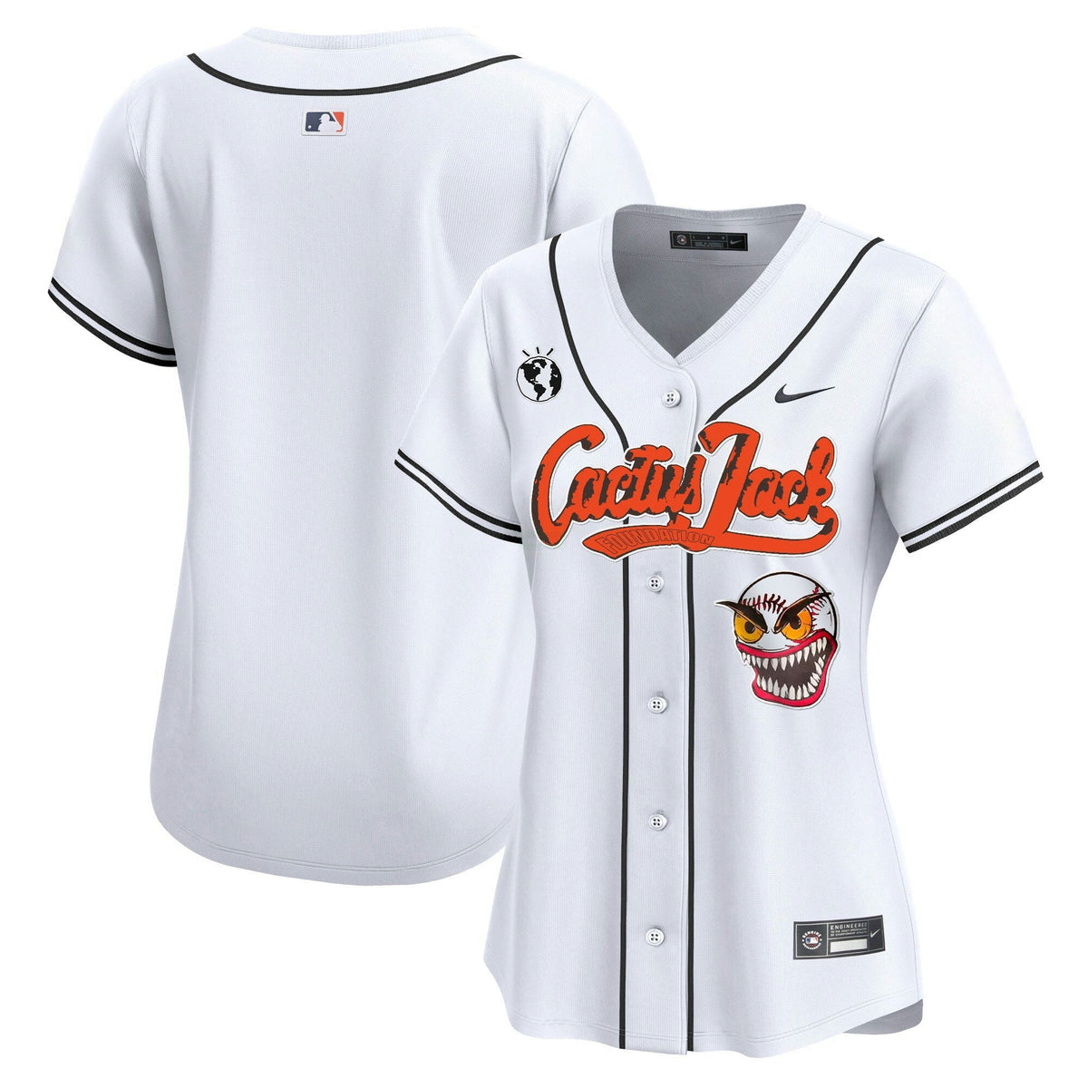 MLB Women’s Houston Cactus Jack Vapor Premier Limited Jersey – Stitched