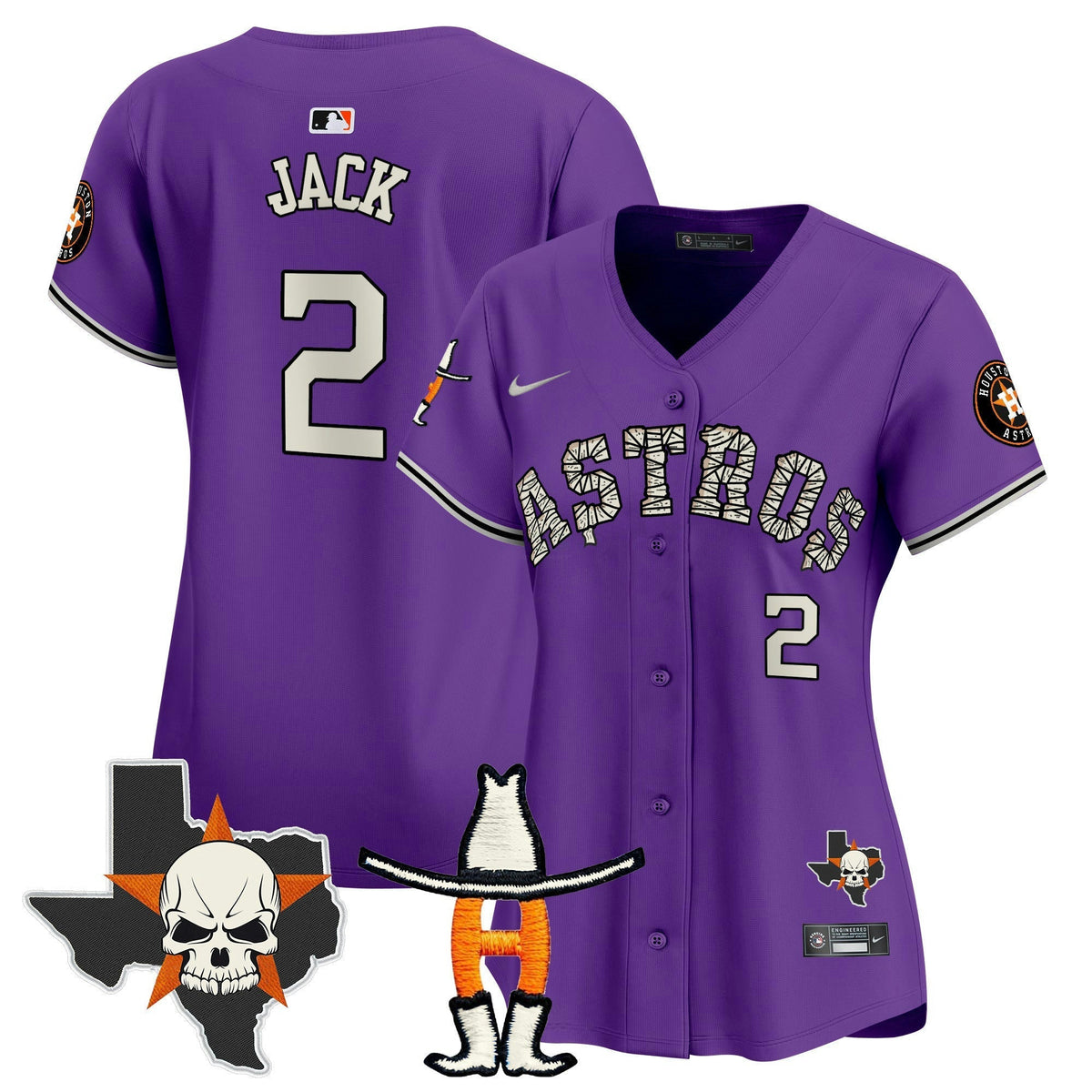 MLB Women’s Houston Halloween Vapor Premier Limited Jersey