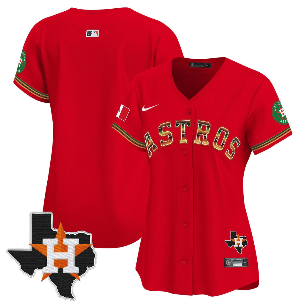 MLB Women’s Houston Mexico Traditional Style Vapor Premier Limited Jersey