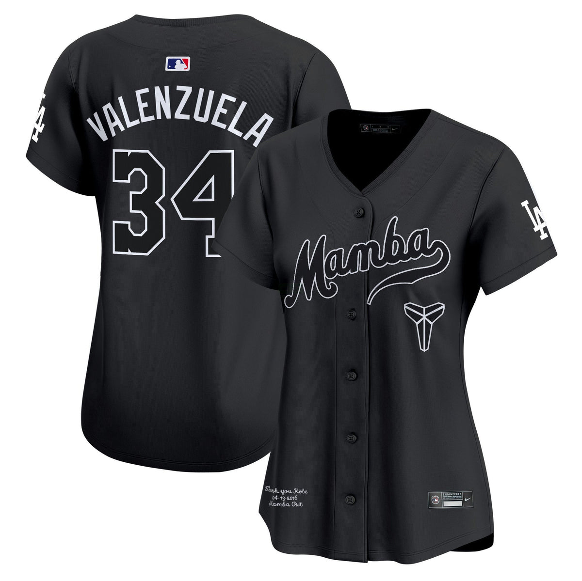 MLB Women’s Kobe Bryant Mamba Vapor Premier Limited Jersey