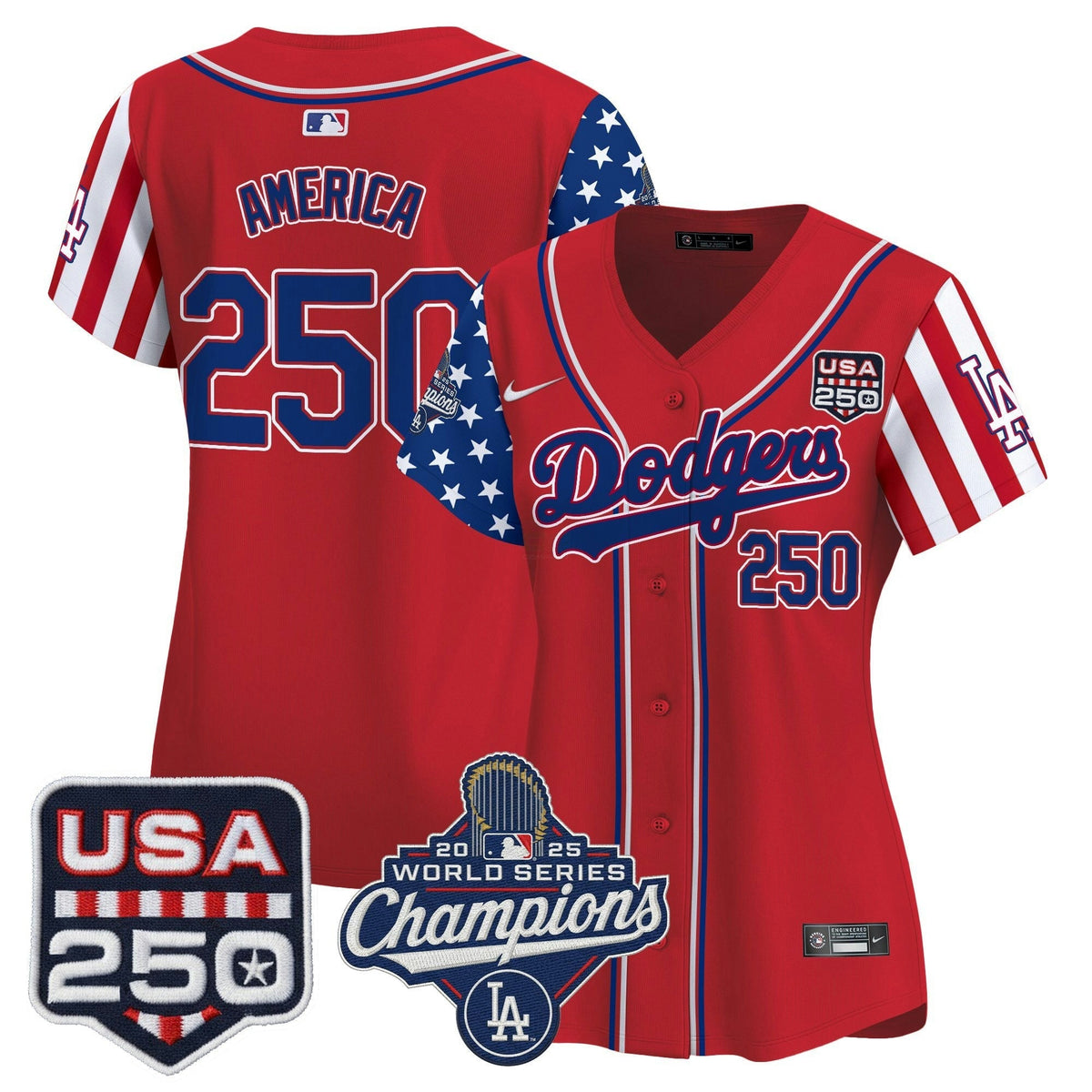 MLB Women’s Los Angeles “America250 Edition” Vapor Premier Limited Jersey V2