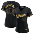 MLB Women’s Los Angeles Black Gold Jersey