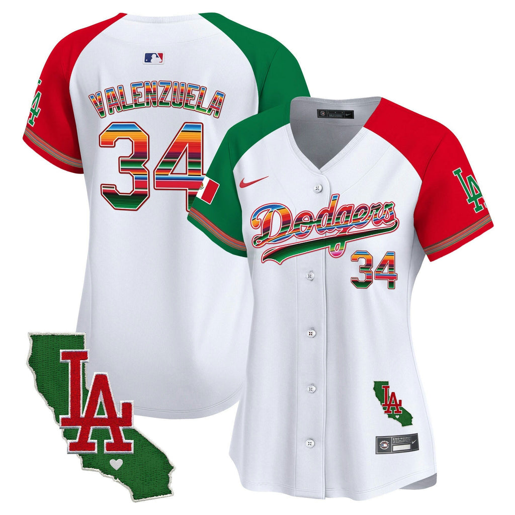MLB Women’s Mexico California Patch Vapor Premier Limited Jersey V2