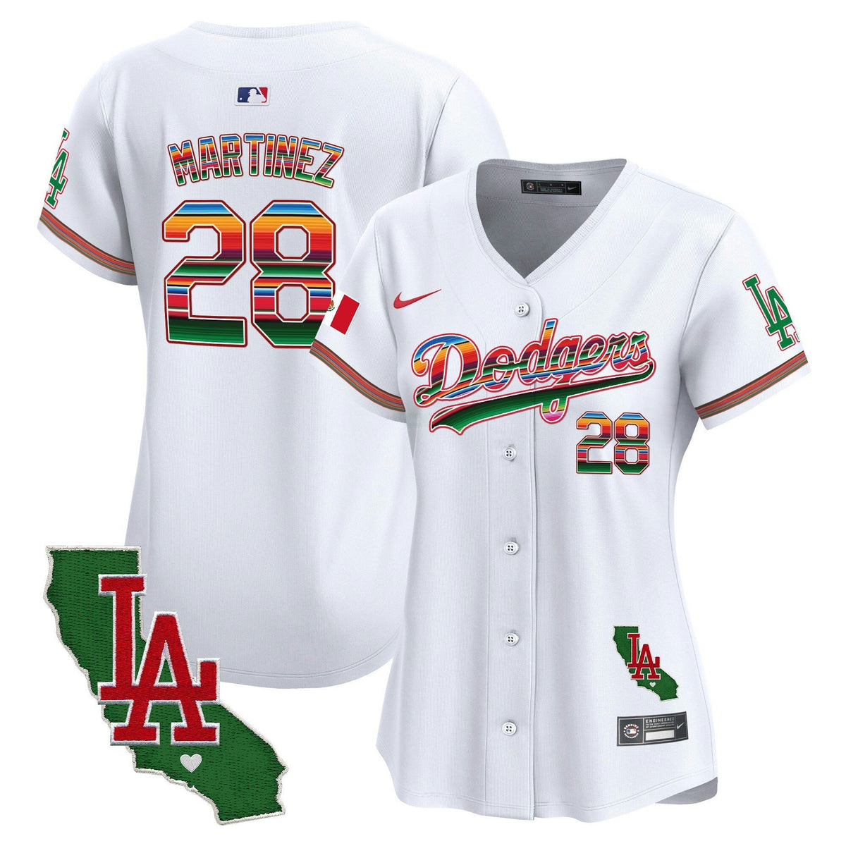 MLB Women’s Mexico California Patch Vapor Premier Limited Jersey V2
