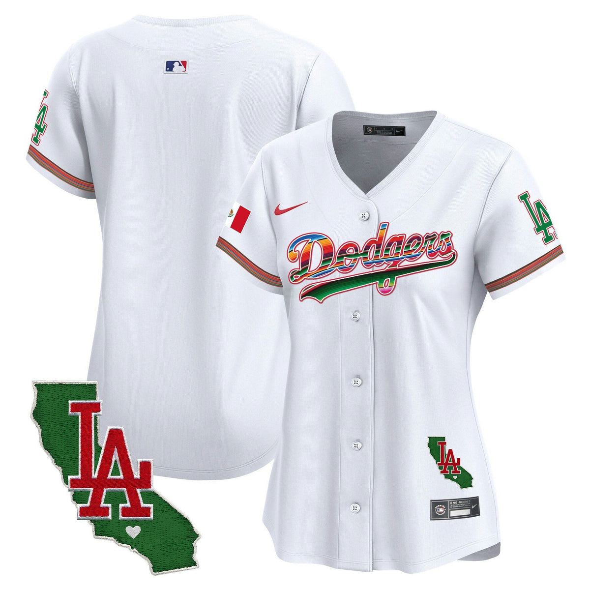 MLB Women’s Mexico California Patch Vapor Premier Limited Jersey V2
