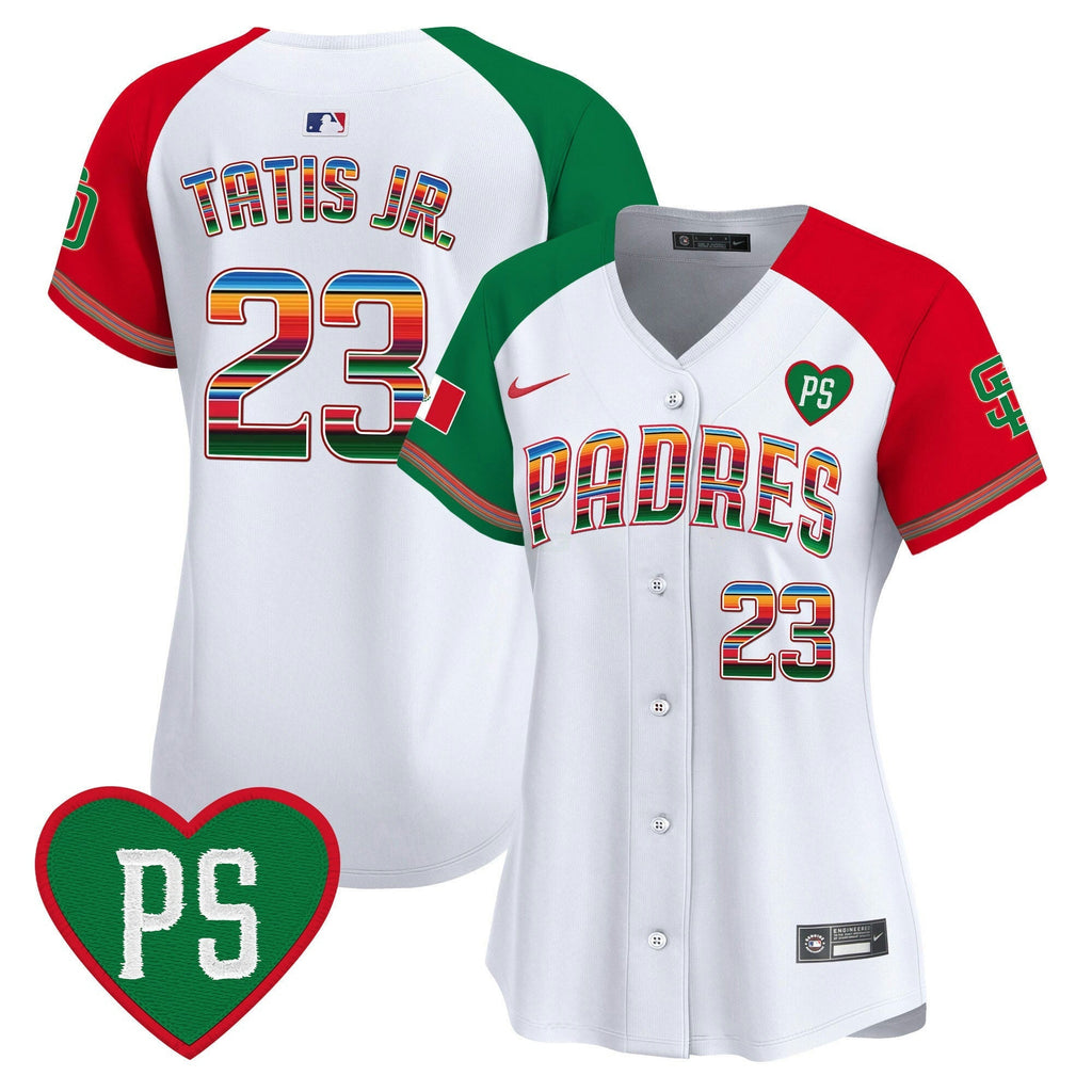 MLB Women’s Mexico “For Peter” Patch Vapor Premier Limited Jersey