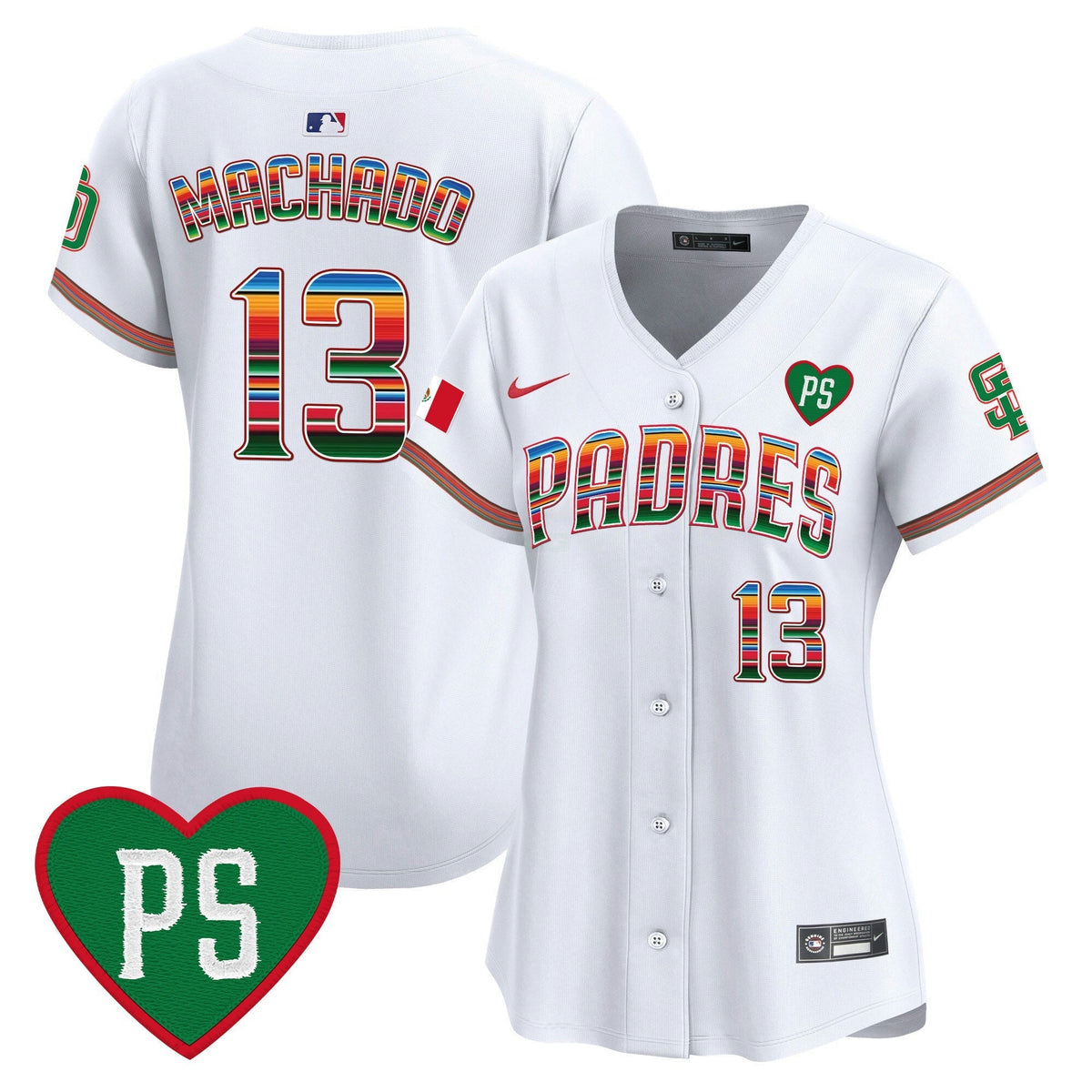 MLB Women’s Mexico “For Peter” Patch Vapor Premier Limited Jersey