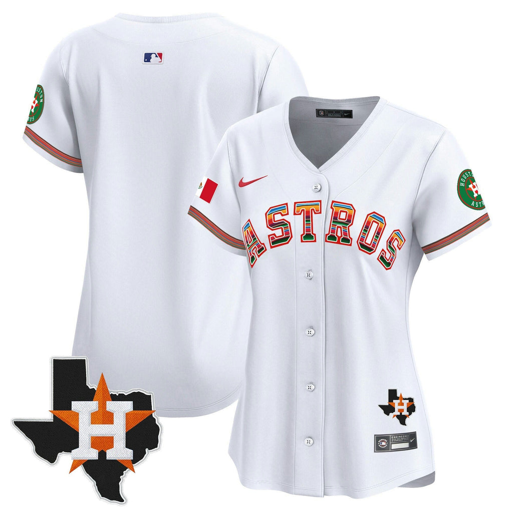 MLB Women’s Mexico Texas Patch Vapor Premier Limited Jersey