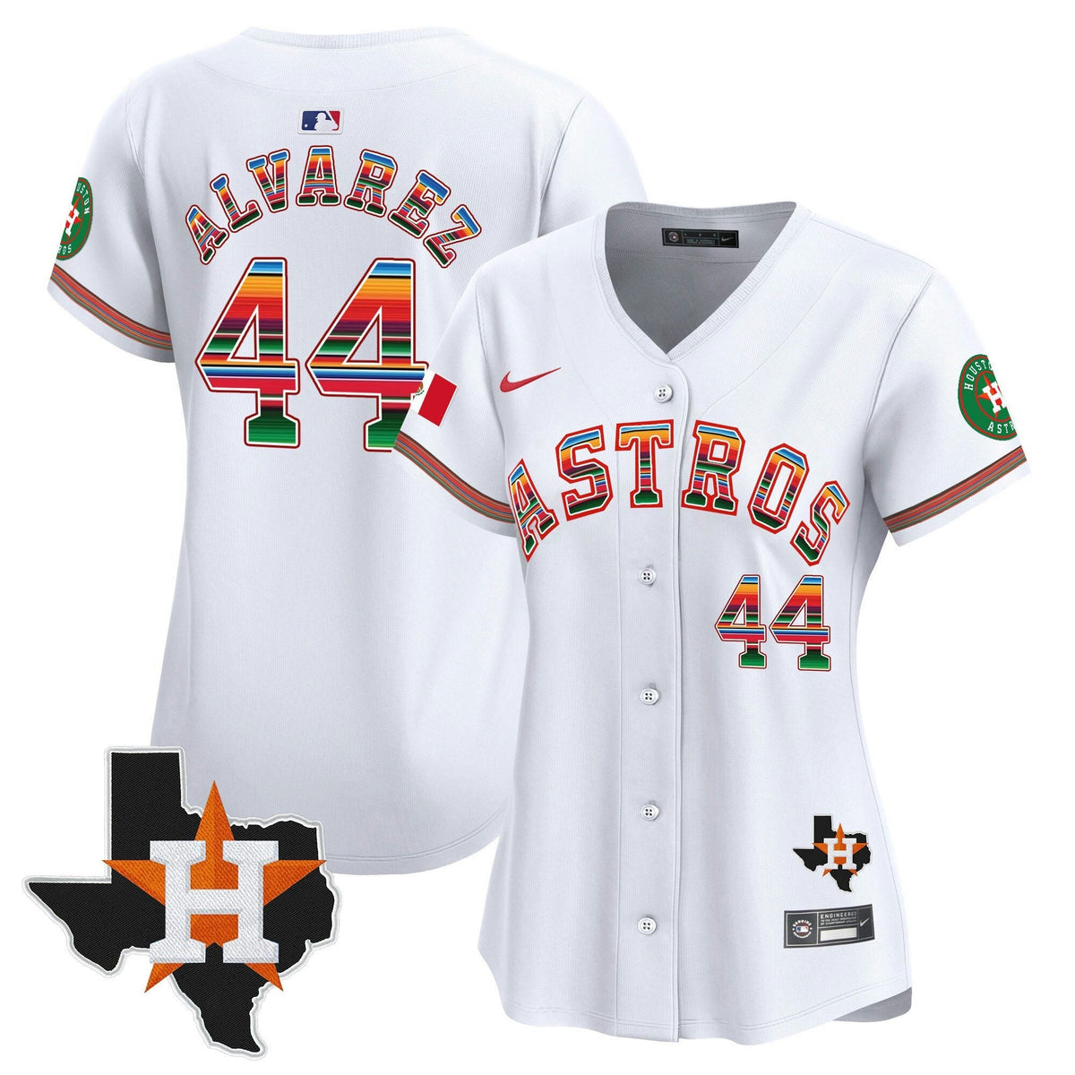 MLB Women’s Mexico Texas Patch Vapor Premier Limited Jersey