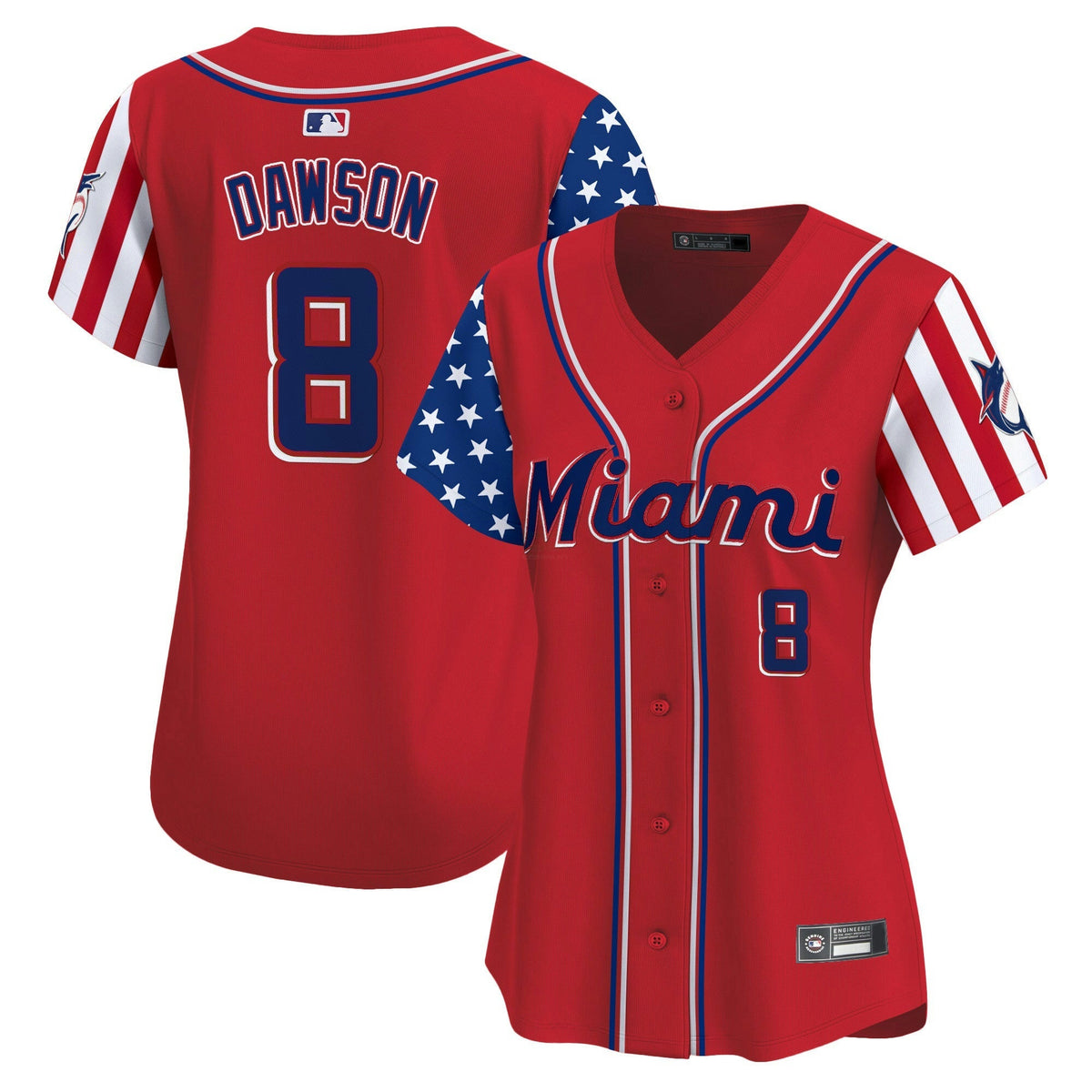 MLB Women’s Miami 2025 Independence Day Vapor Premier Limited Jersey