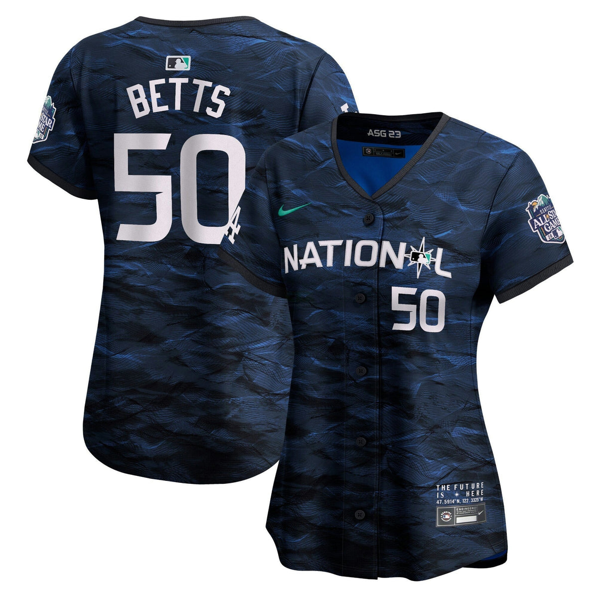 MLB Los Angeles Dodgers Women’s National League 2023 All-Star Game Royal Blue Jersey - Royal Blue
