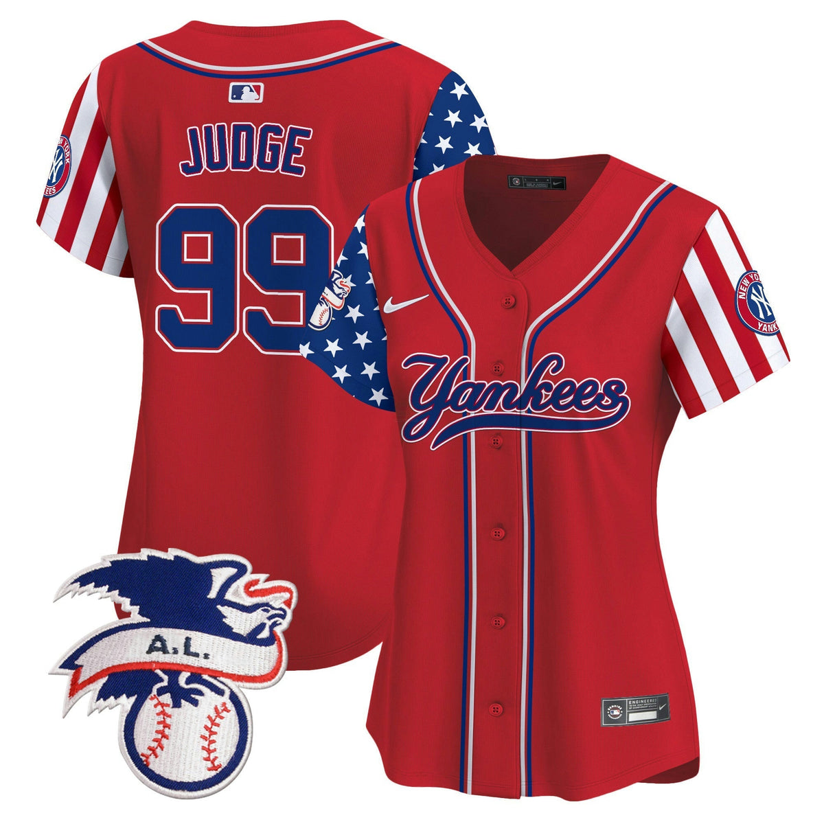 MLB Women’s New York 2024 Fourth of July Vapor Premier Limited Jersey V7