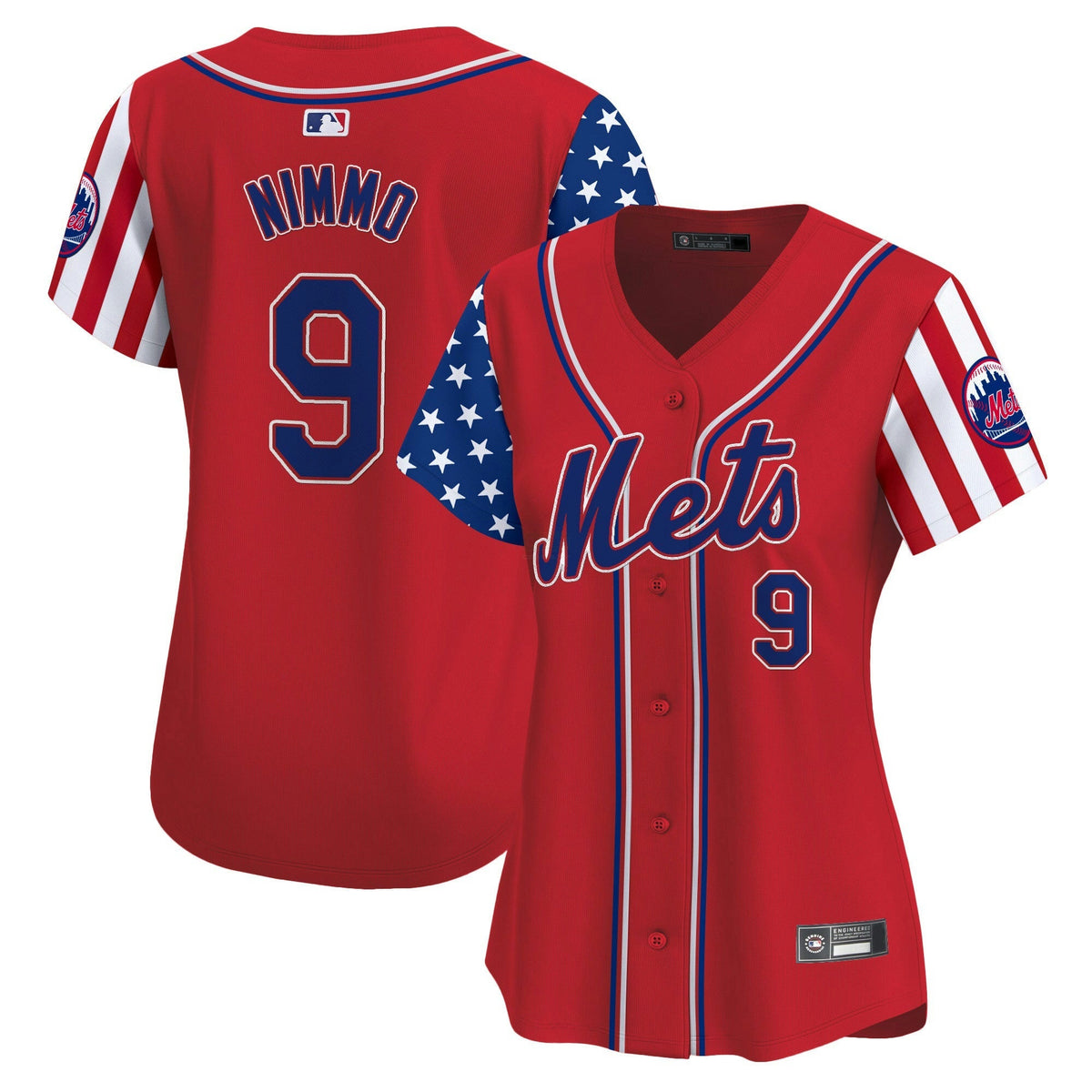 MLB New York Mets Women’s New York 2025 Independence Day Vapor Premier Limited Jersey