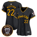 MLB Women’s Pittsburgh 412 Patch Vapor Premier Limited Jersey