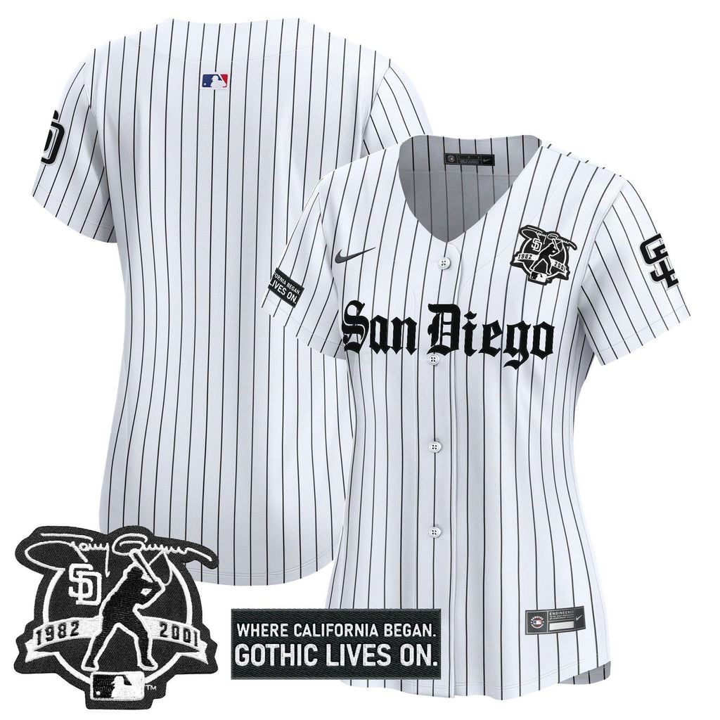 MLB Women’s San Diego ‘Gothic Edition’ Vapor Premier Limited Jersey
