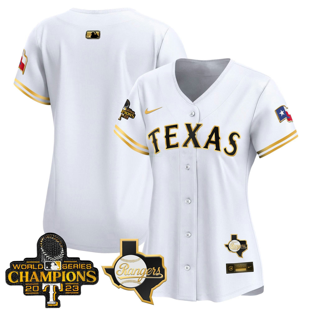 MLB Women’s Texas World Series Champions Vapor Premier Limited Jersey V2
