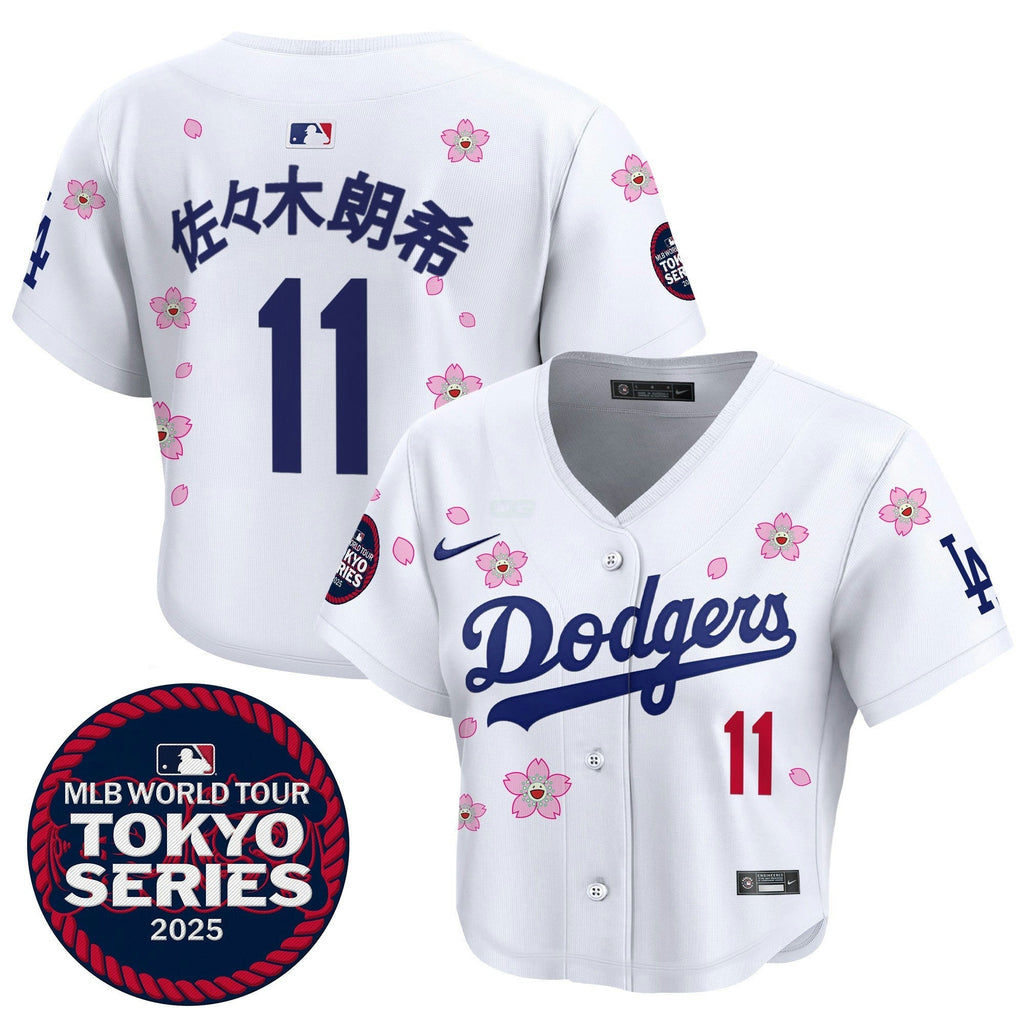 MLB Women’s Tokyo Series 2025 Crop Top Jersey – Stitched