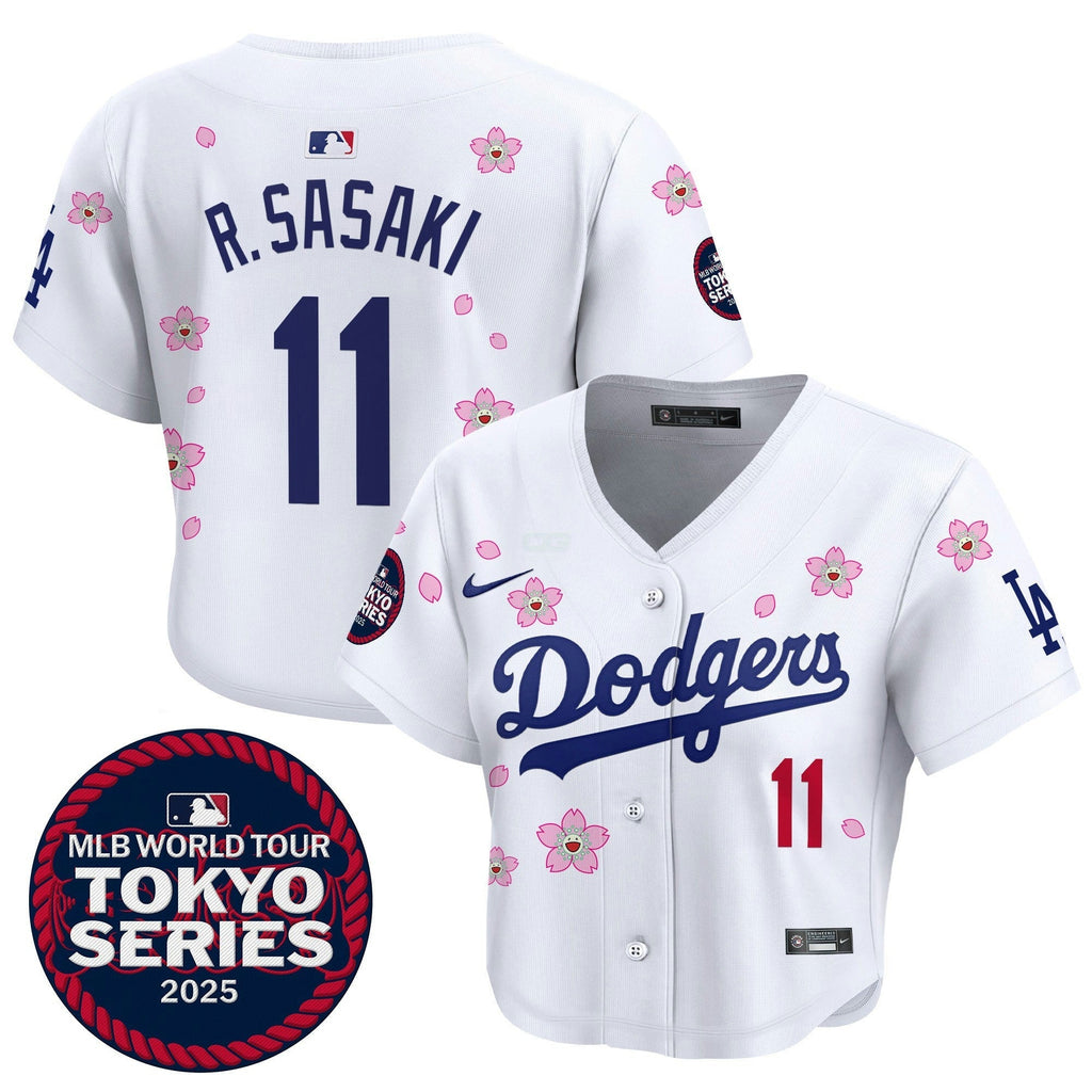MLB Women’s Tokyo Series 2025 Crop Top Jersey – Stitched