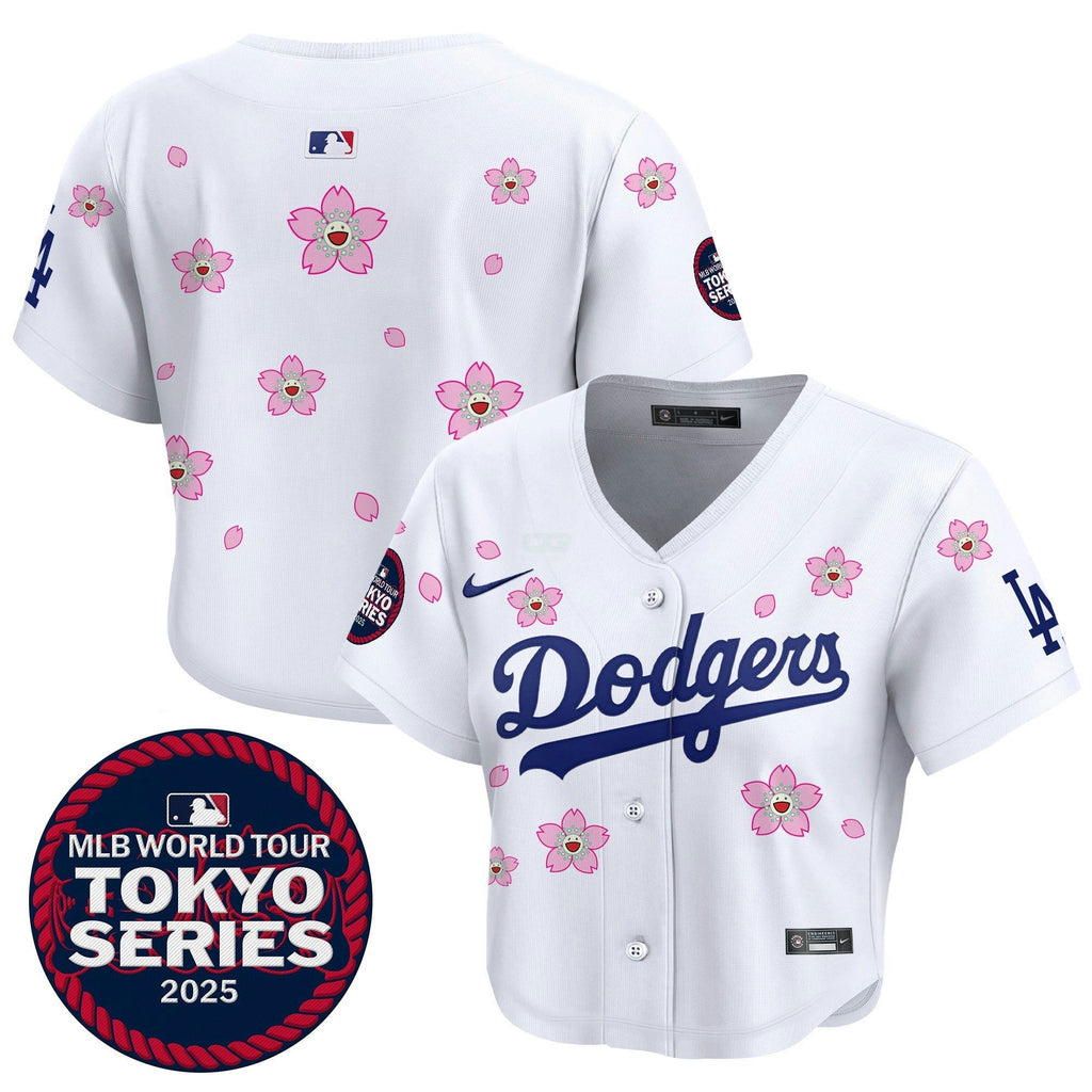 MLB Women’s Tokyo Series 2025 Crop Top Jersey – Stitched