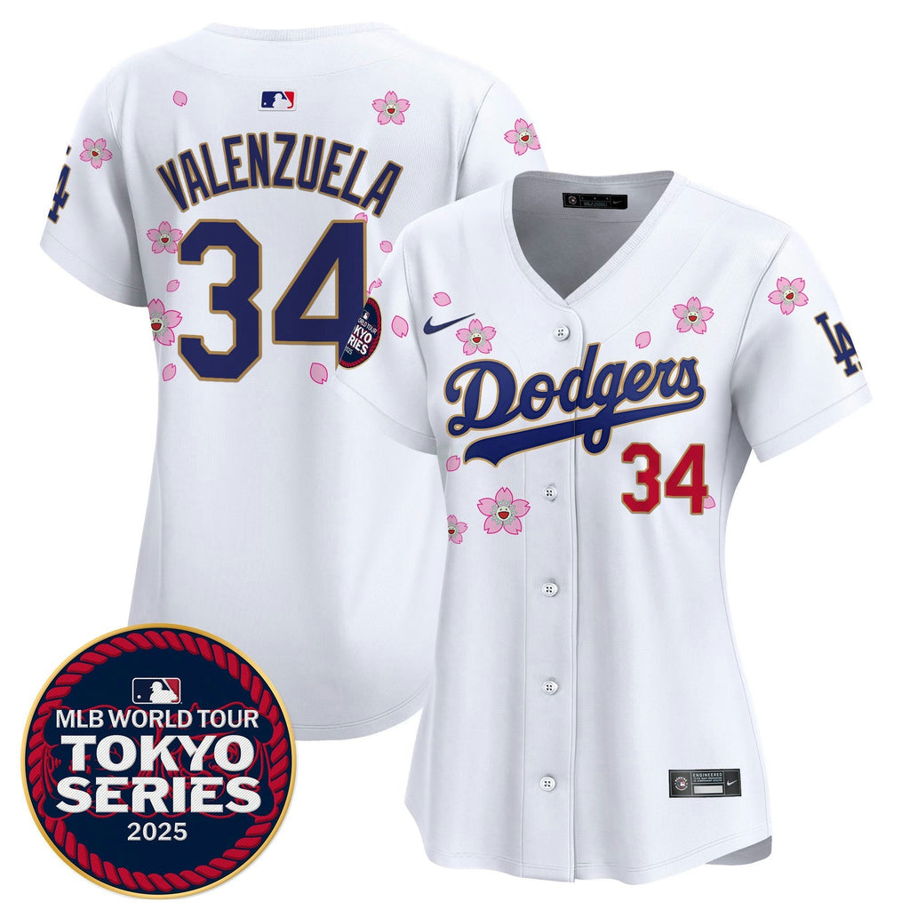 MLB Women’s Tokyo Series 2025 Gold Trim Vapor Premier Limited Jersey – Stitched