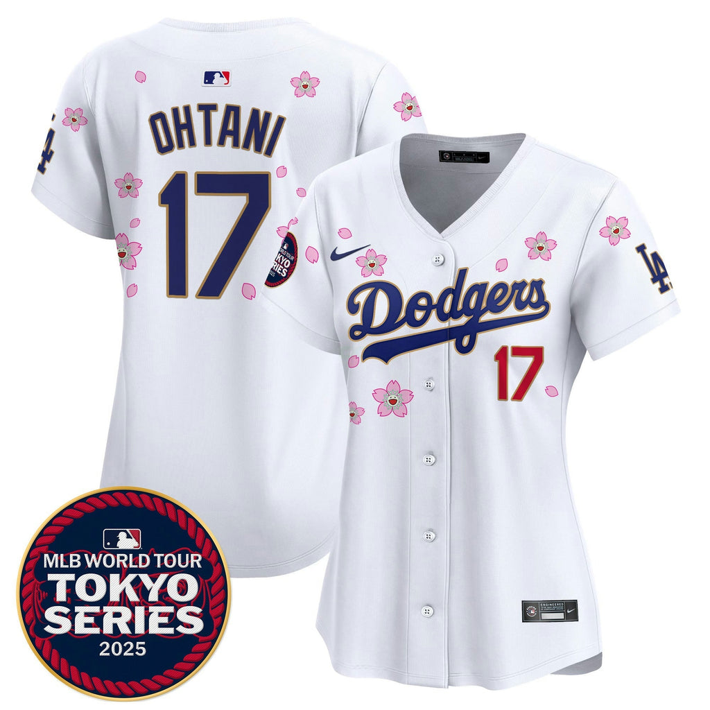 MLB Women’s Tokyo Series 2025 Gold Trim Vapor Premier Limited Jersey – Stitched