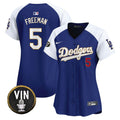 MLB Women’s Vin Scully Patch Gold Trim Vapor Premier Limited Jersey