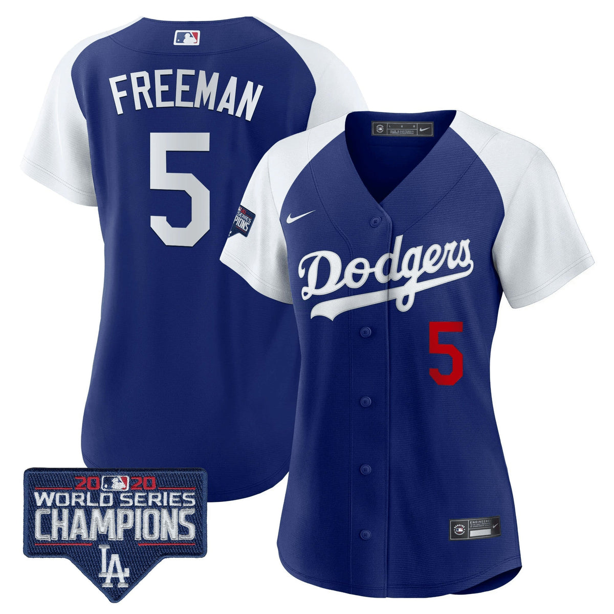 MLB Women’s World Series Champions Patch Jersey