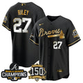 MLB World Series Champion Black Gold Cool Base Jersey