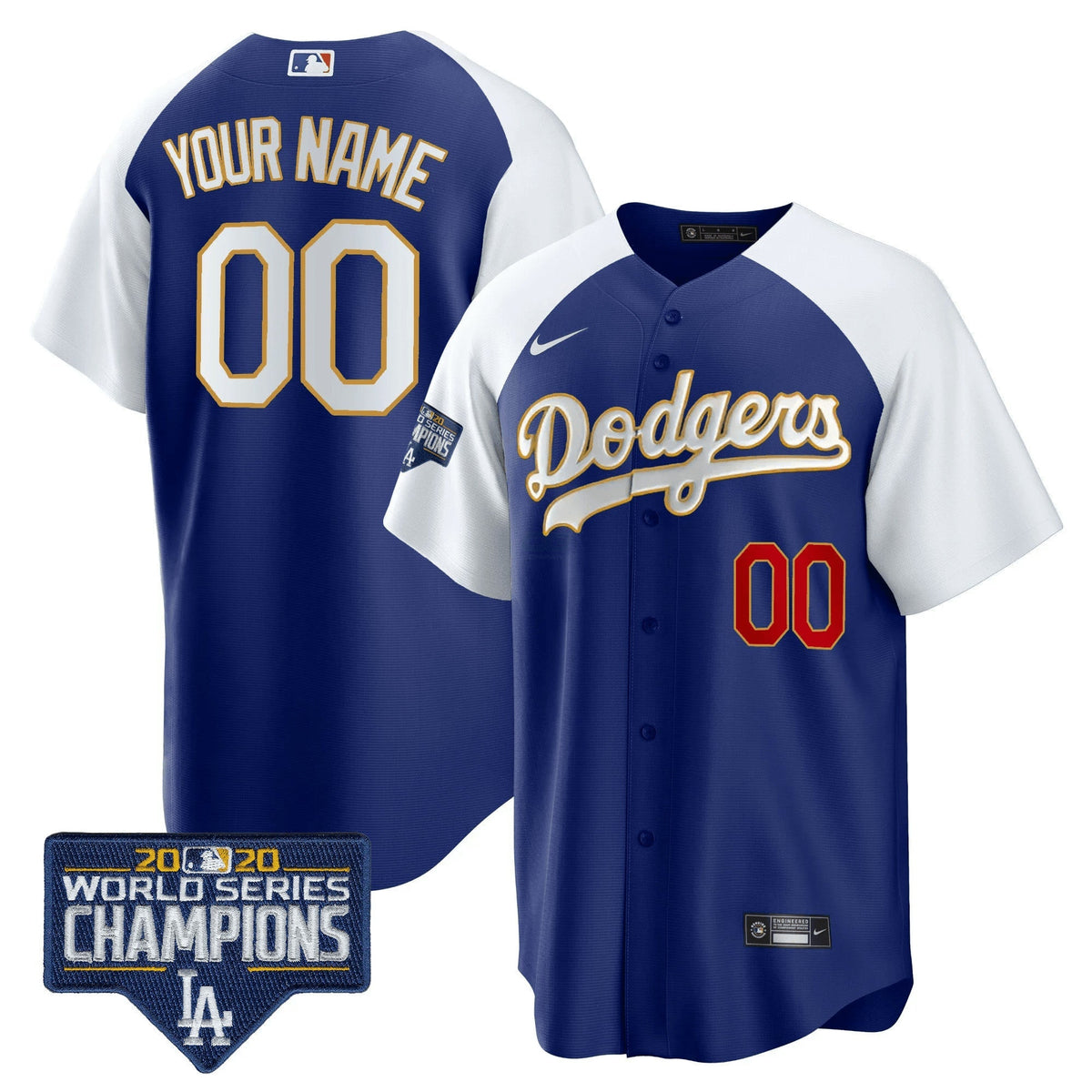 MLB World Series Champions Patch Cool Base Jersey