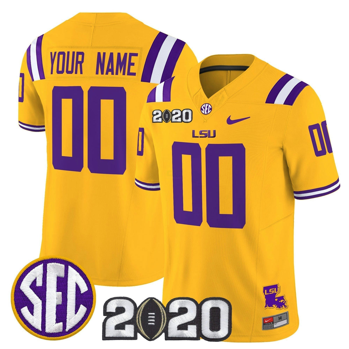 NCAA 2020 National Champions Vapor Limited Jersey - Custom