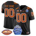NCAA Clemson Tigers 2024 ACC Championship Patch Vapor Limited Jersey - Custom