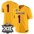NCAA Arizona State Sun Devils 2024 Big 12 Championship Patch Vapor Limited Jersey V2